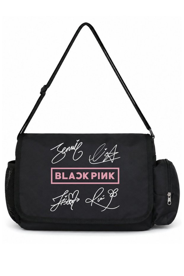 Blackpink Music Group Printed Unisex School, Sports, Office Multi-Purpose Messenger Bag