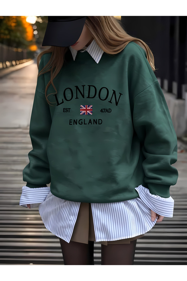 London Printed Women's Sweatshirt