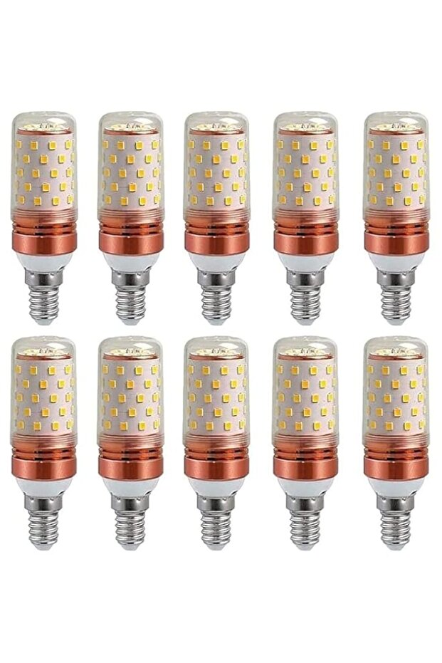 E14 LED BULBS 20W Light,(PACK OF 10) E14 Small Edison Screw LED Corn Bulbs, 3000K Warm White