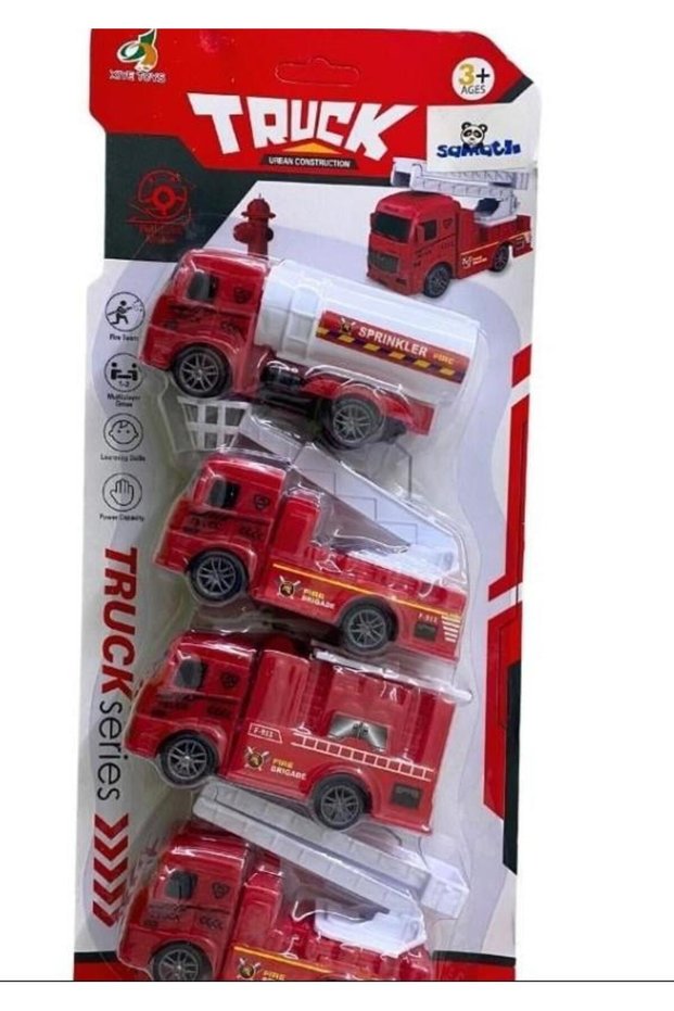 Xy328-B4/Xy338-B4/Xy348 4-Piece Mini Toy Truck Set Is the Price of 1 Piece.
