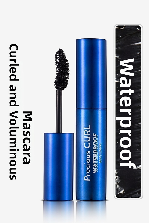 Precious Curl Intense Black Color Waterproof Mascara That Gives Volume and Curl 003