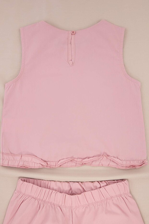 Pembe Düz Dokuma Alt - Üst Takım TKDSS26AU00021 - 6