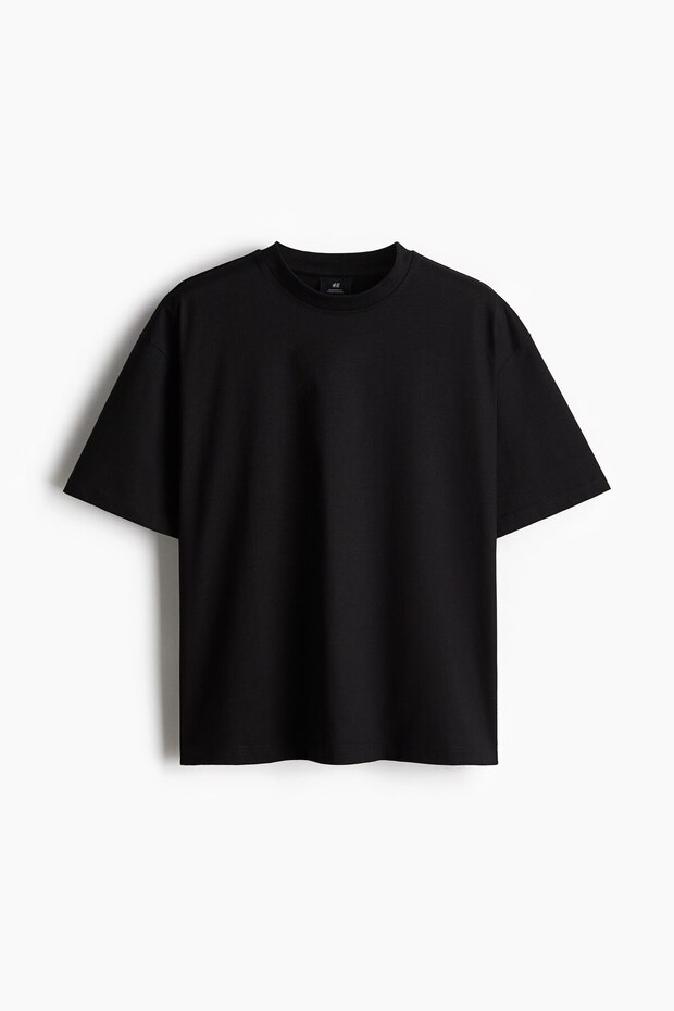 Oversized Fit Pamuklu Tişört