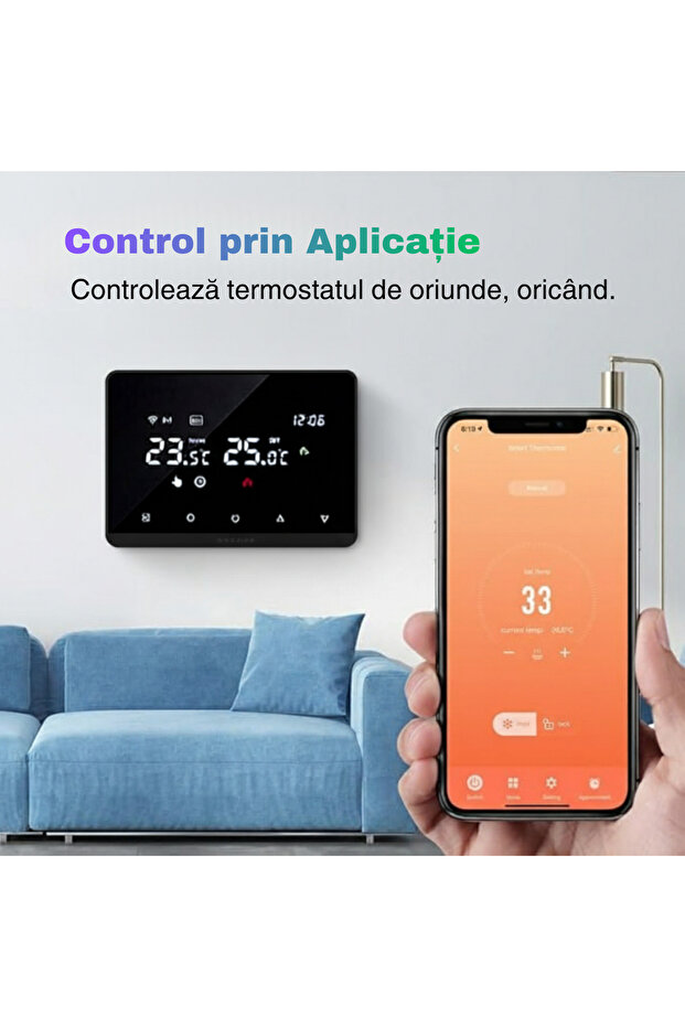 Termostat ambiental programabil wireless - 5