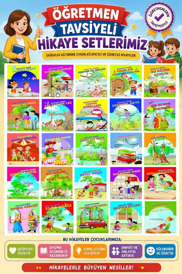 Large Size Story Book for 1St Class Reading (25 Li)