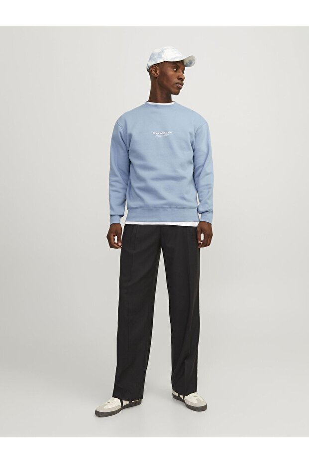 Sweatshirt mit Rundhalsausschnitt - 4