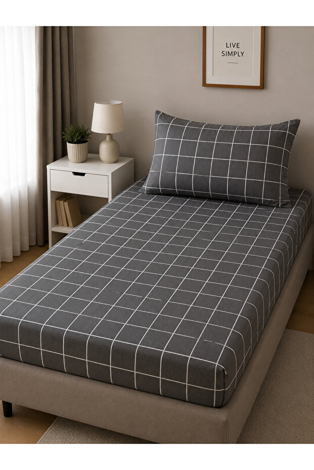 مجموعة ملاءات مطاطية واحدة