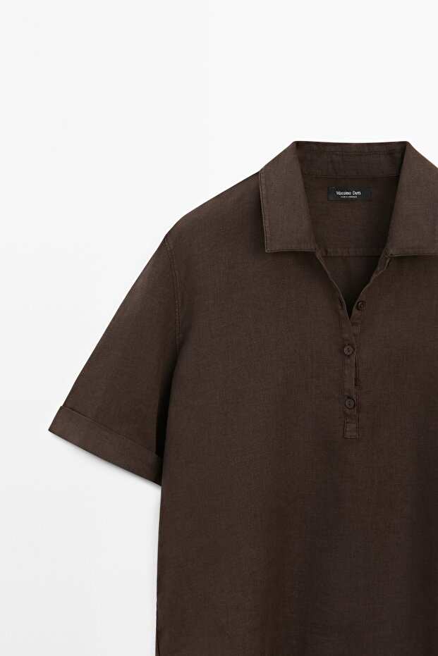 Polo keten bluz - 7