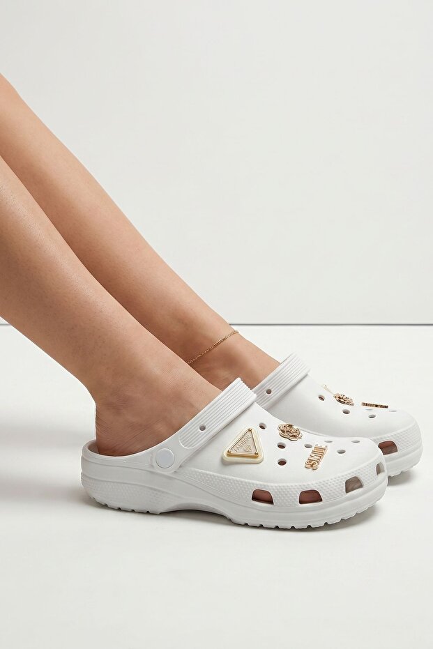 1315 Accessory Slippers White - 1