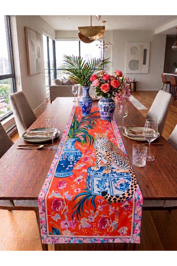 Leopard Pattern Decorative Runner - 40X140 cm