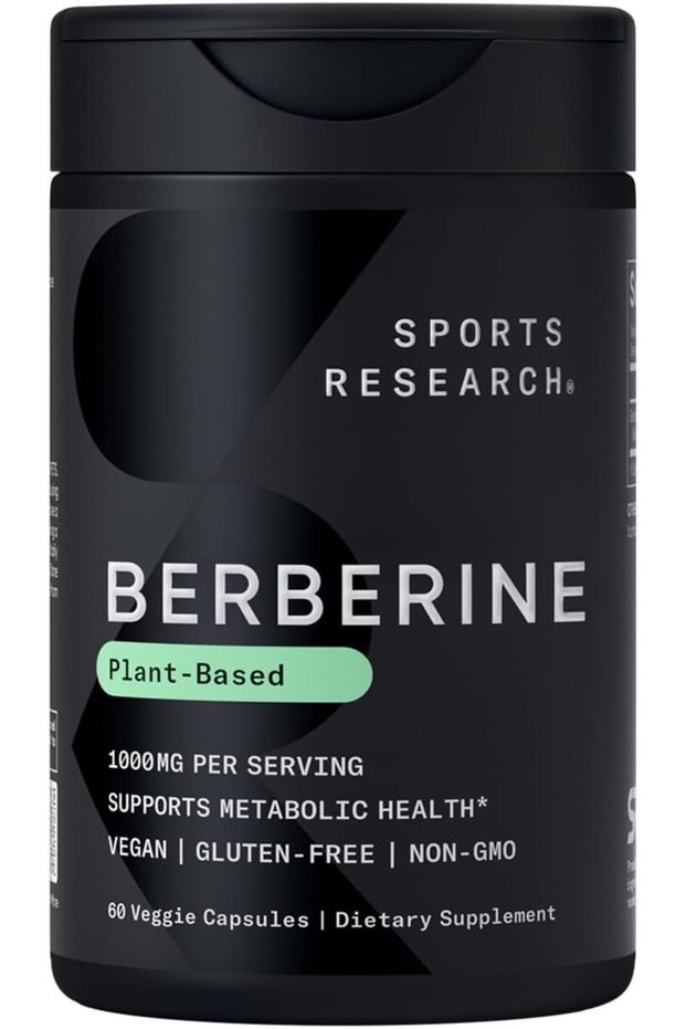 Berberine - Herbal Ayurvedic Metabolic Health Support - 1000 mg - 60 Capsules - Vegan Certified, Gluten-Free, Non-GMO