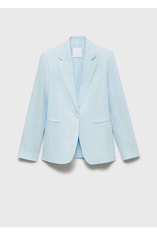 Keten blazer ceket - 3