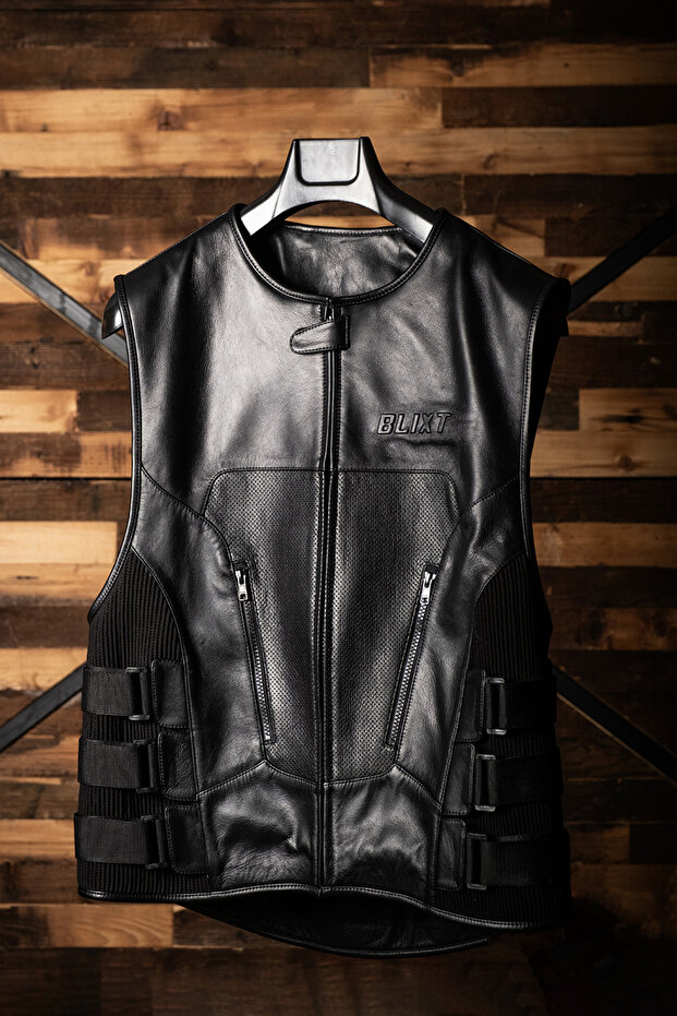 Blade Deri Yelek (Black)