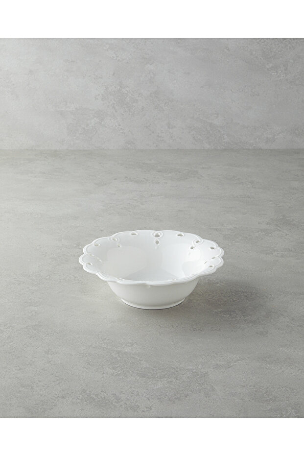 Elodie Porcelain Bowl 23 cm White