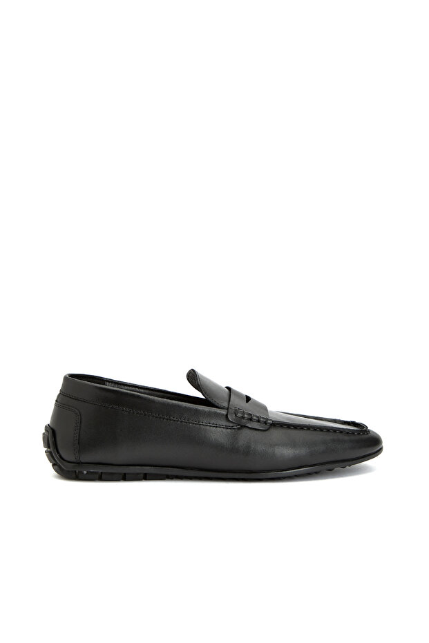 Siyah Erkek Deri Loafer - 2