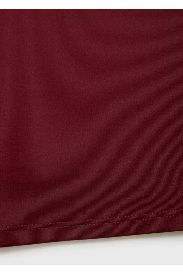 Schmal geschnittene Bluse mit breiten Trägern - 5