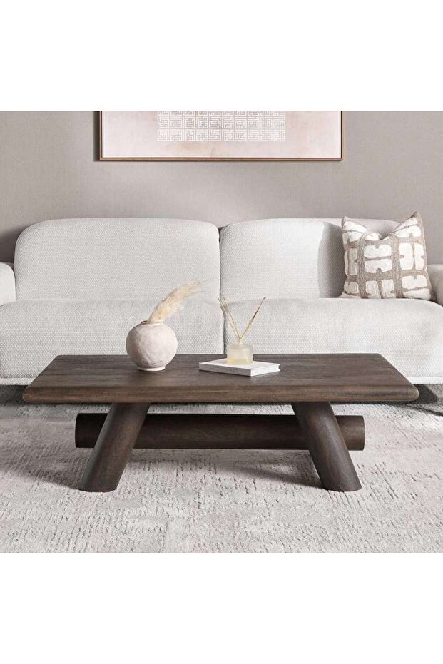 Arley Coffee Table Solid Wood - Walnut - 2