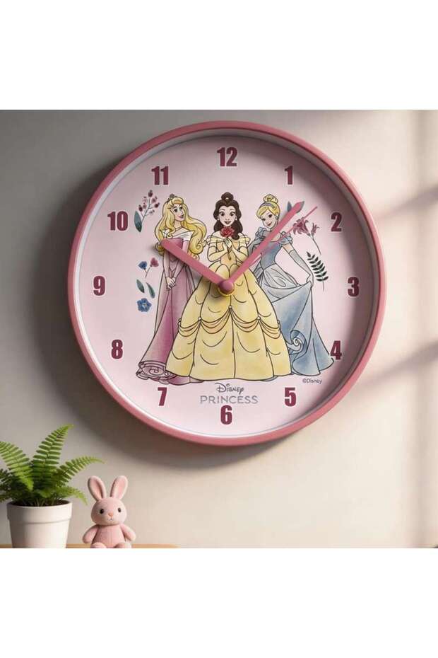 Disney Princess Wall Clock 25x25x3.5cm-pink