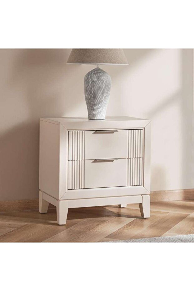 Amirel Night Stand - Off White