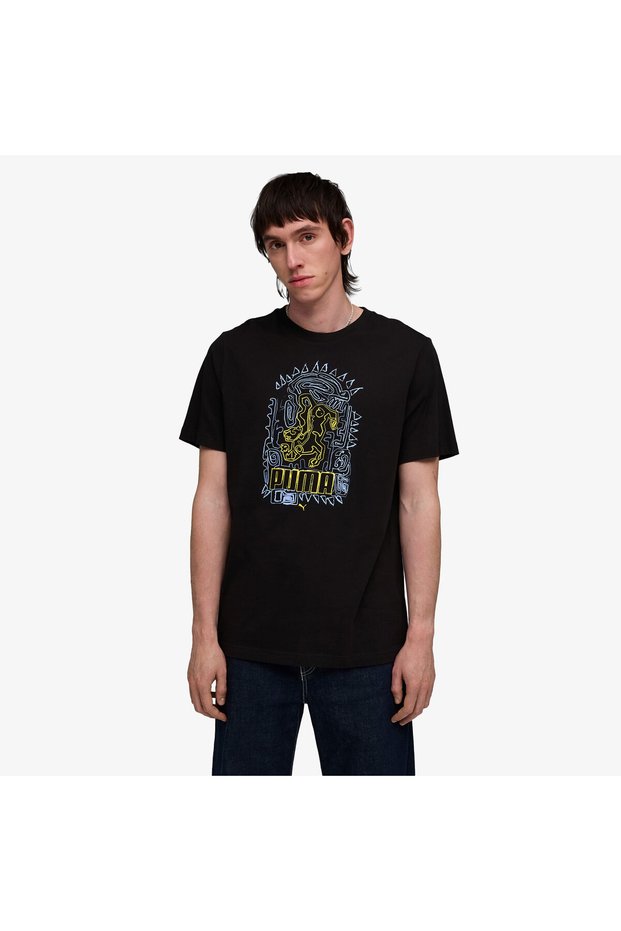 Graphic Men's Black T-Shirt
