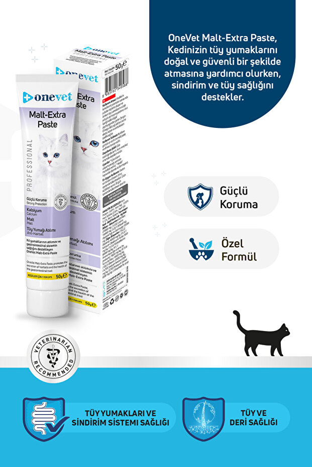 Kedi Maltı 50 Gr Tüy Yumağı Önleyici Malt Macunu - 2
