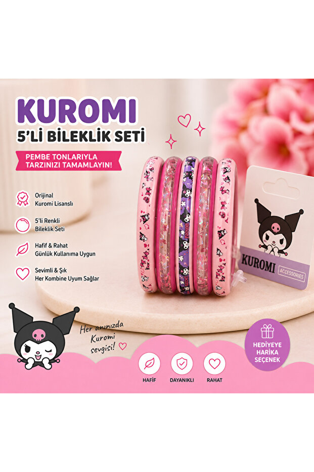 License-Protected Kuromi Children's Bracelet 4.5 cm Diameter