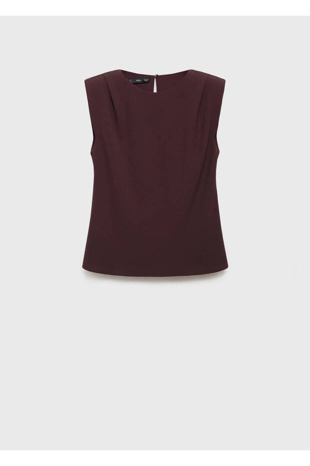 Blouse with Girded Wadded - 3
