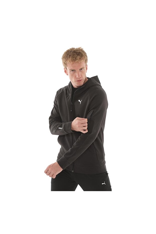 688045-01 Pumatech Fz Hoodie Erkek Ceket Siyah - 3