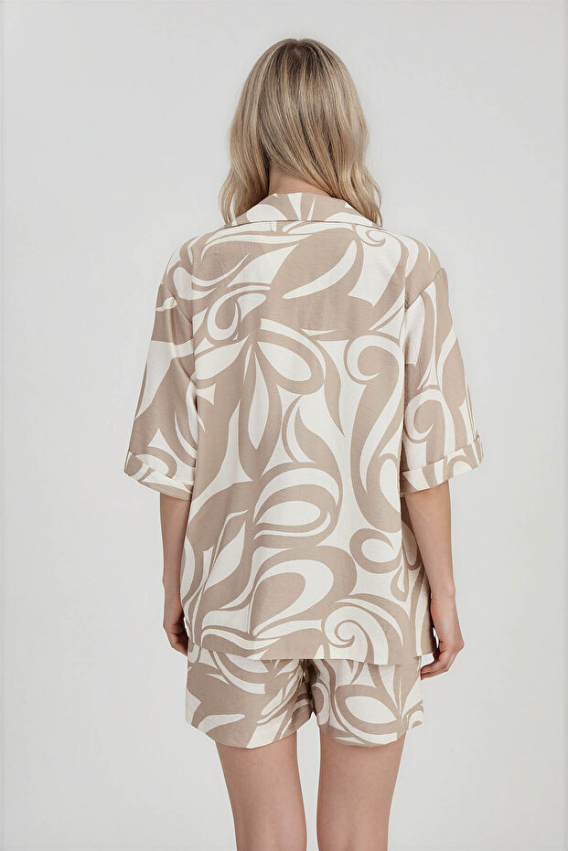 Patterned Casual Jacket - 3