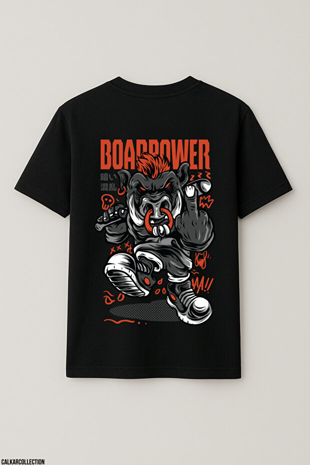 Unisex Oversize Boarpower T-Shirt