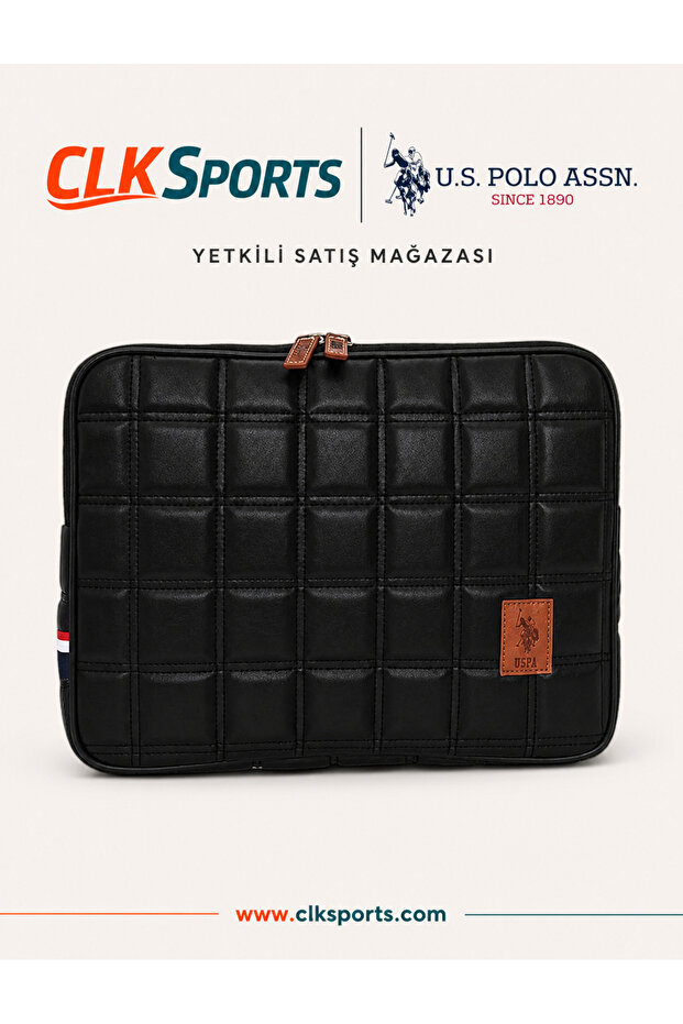 US POLO ASSNUnisex Faux Leather Tablet-Laptop Bag