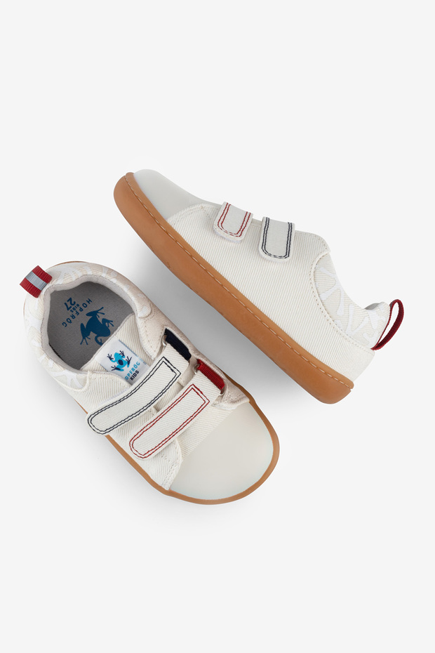 Smart Walker Canvas Play Eco White Barefoot Children's Shoes
