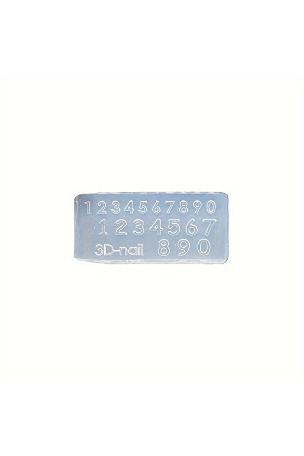 N213-2 3D Letter Nail Art Silicone Mold Mini Letter Nail Mold A-Z Letter Resin Mold 26 Letter Molds