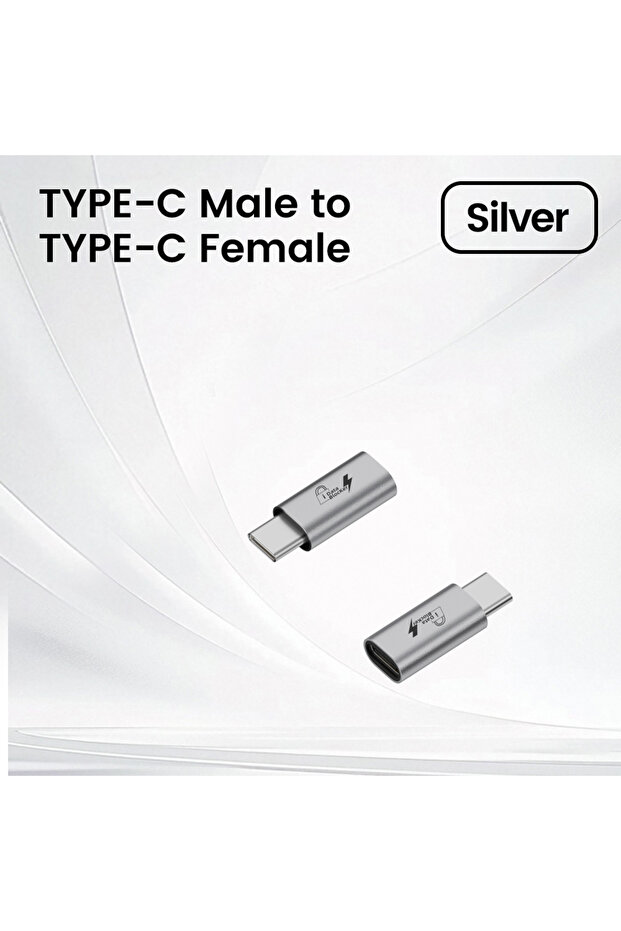 C-C silver USB Data Blocker Anti Hacking Charge-Only Convenient Data Sync Blockers USB Defenders For