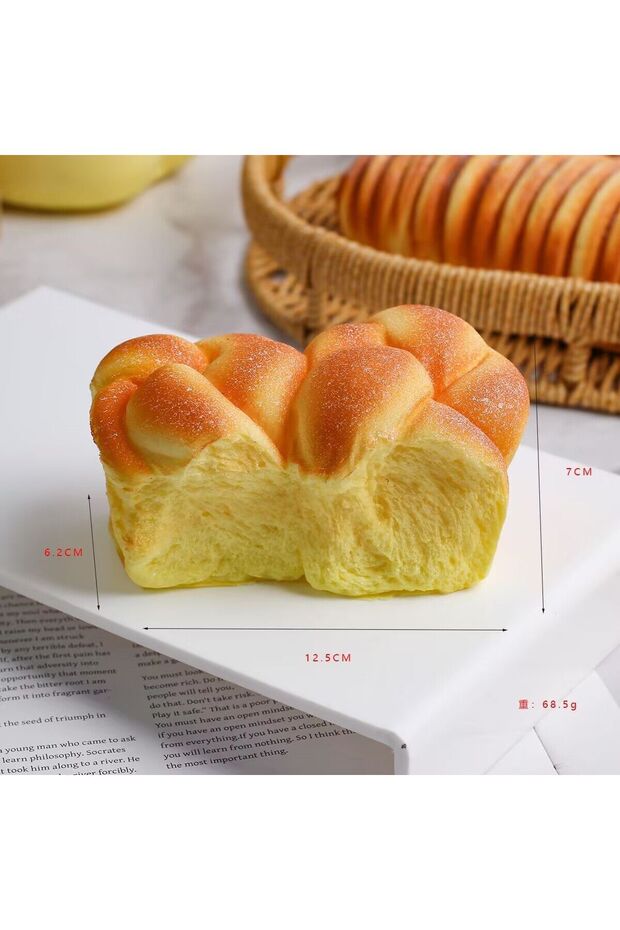 trumpet 1PCS Cartoon Bread Decompression Model Slow Rebound Pinch Coconut Bread Home Decoration Orna