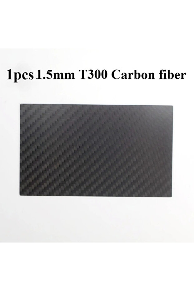 1pcs 1.5mm T300 New High-Strength 125mm X 75mm Real Carbon Fiber Plate 0.5/1/1.5/2/3/4/5mm Thickness