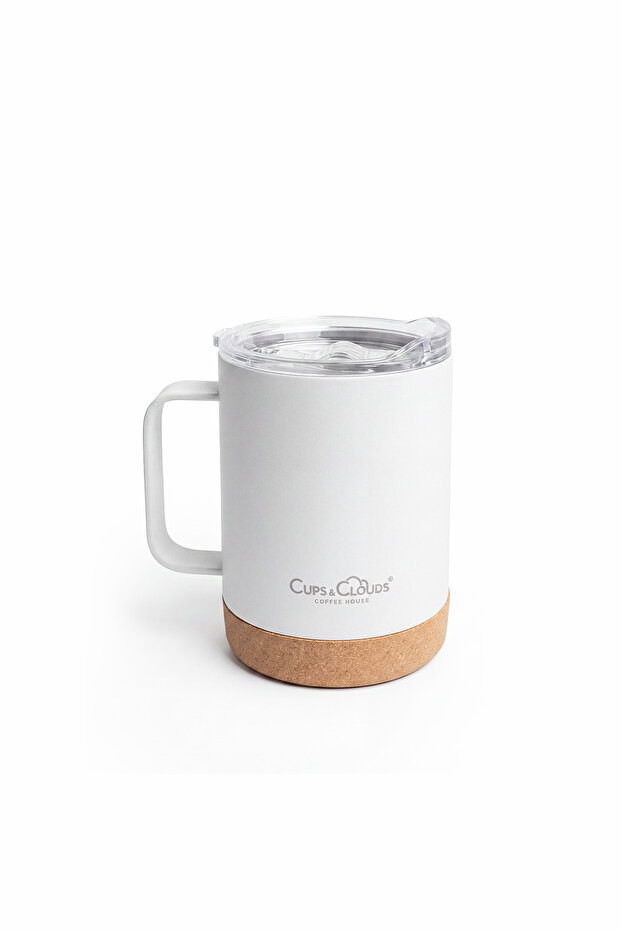 Termos Kupa Bardak Cork Mug 350ml