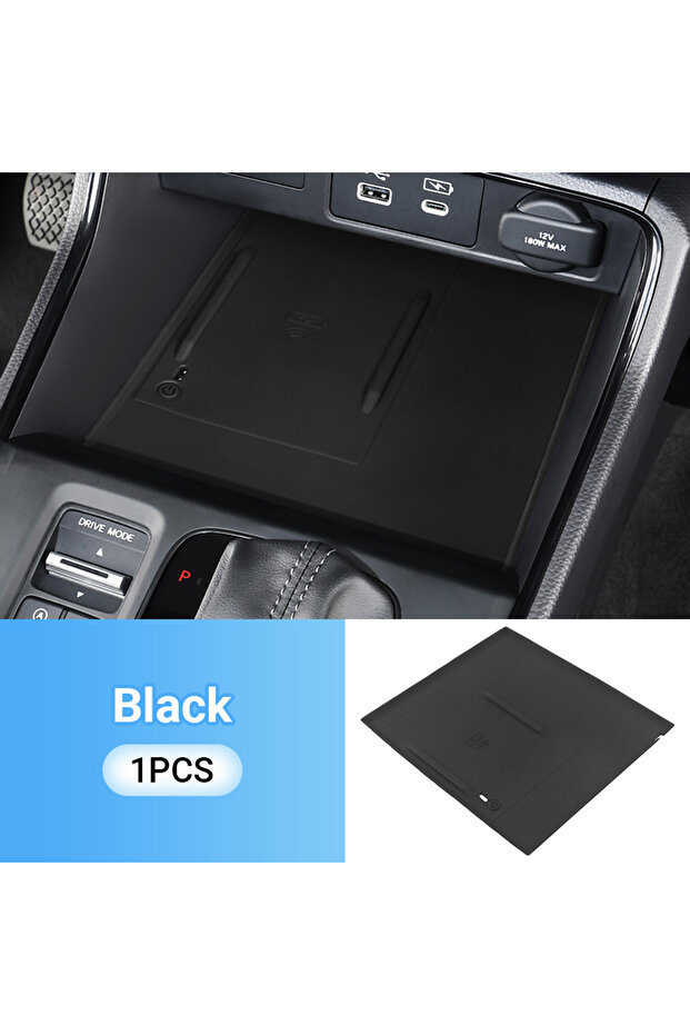 Black For Honda CR-V 6th Gen 2023 2024 2025 CRV Hybrid Car Central Control Wireless Charging Silicon