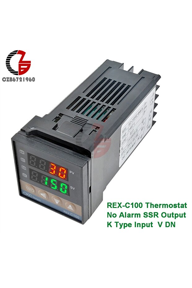 SSR Relay Output Digital PID Temperature Controller REX-C100 REX C100 Thermostat SSR Relay Output 22