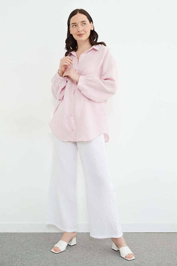 Basic Oversize Shirt - 5