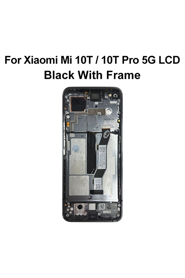 شاشة LCD أصلية 6.67 بوصة مع إطار أسود لهاتف 10T 5G، شاشة لمس رقمية بديلة لـ 10T