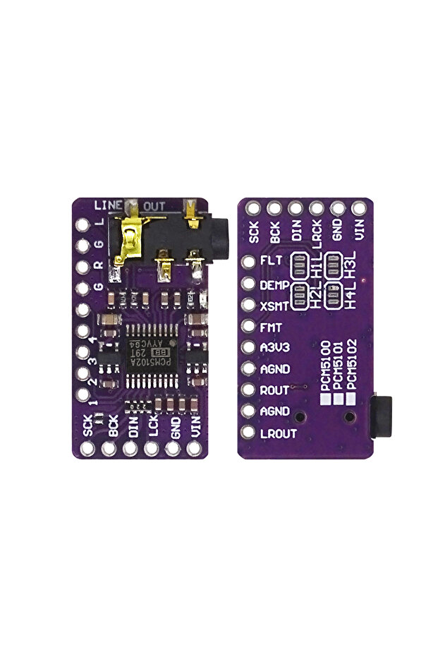 Interface I2S PCM5102A DAC Decoder GY-PCM5102 I2S Player Module For Raspberry Pi pHAT Format Boar... - 2