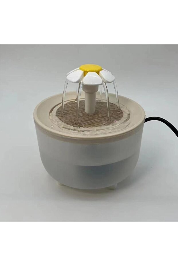 1.2L 15 15 9 CM EU Plug 230V Wood grain opaque Pets Water Fountain Auto Filter USB Electric Mute C