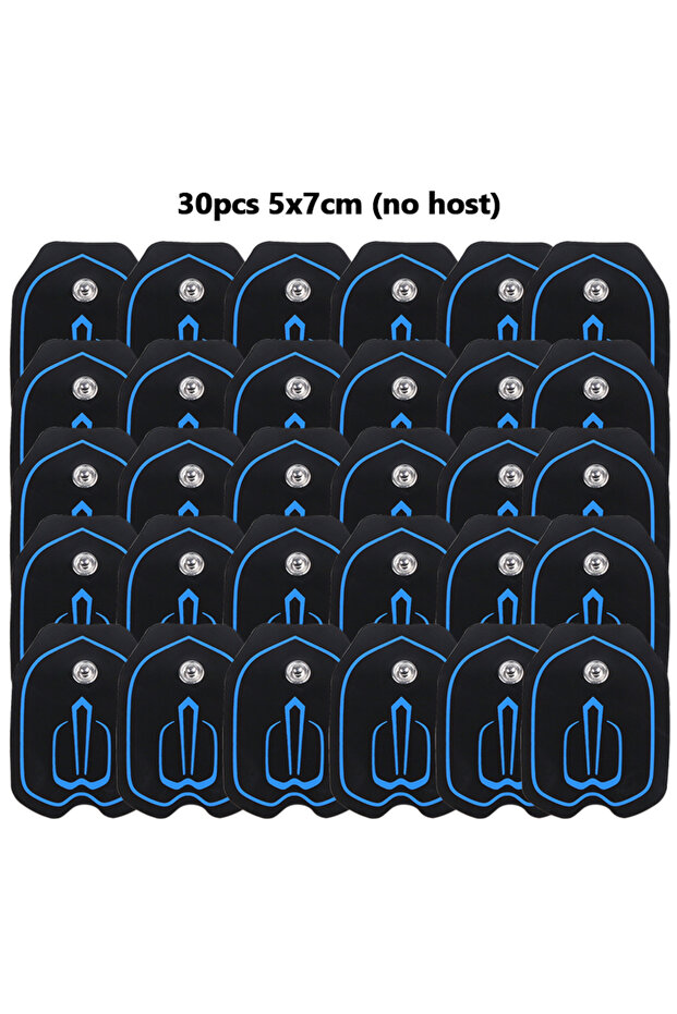 30pcs 5x7cm nohost Digital Electric TENS Acupuncture Therapy Pad with Self-Adhesive Gel Electrodes P
