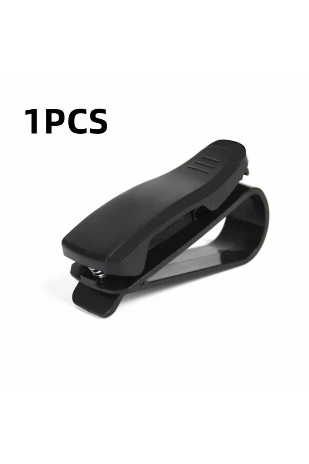 1PCS black 2PCS Universal Car Auto Sun Visor Glasses Box Sunglasses Clip Card Ticket Holder Fastener