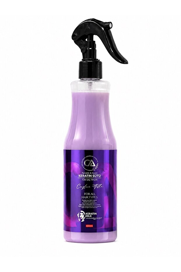 Ca Cosmetic Keratin Care Milk (Instant Gathering, Fast Growth, Revitalization Worn Hair) 400ml