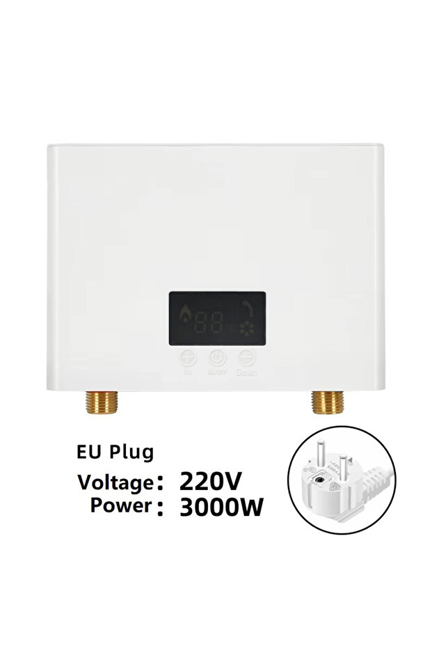 220V-3000W-EU plug 5500W/3000W Instant Water Heater Wall-Mounted Electric Water Heaters for Bathroom