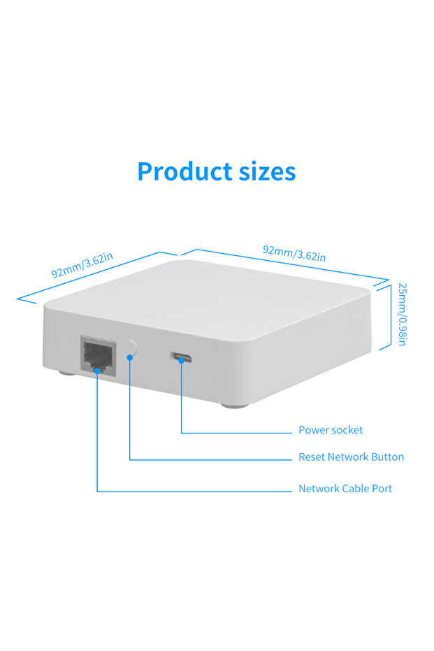 لوحة تحكم منزلية ذكية سلكية من نوع Zigbee Tuya Zigbee Hub، قطعة واحدة، لأتمتة المنازل الذكية