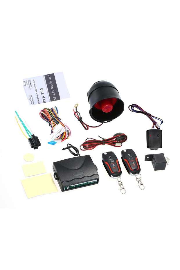 CZB838-CH171 Universal Car Auto Burglar Alarm Protection Security System Remote Control Door Lock Ve