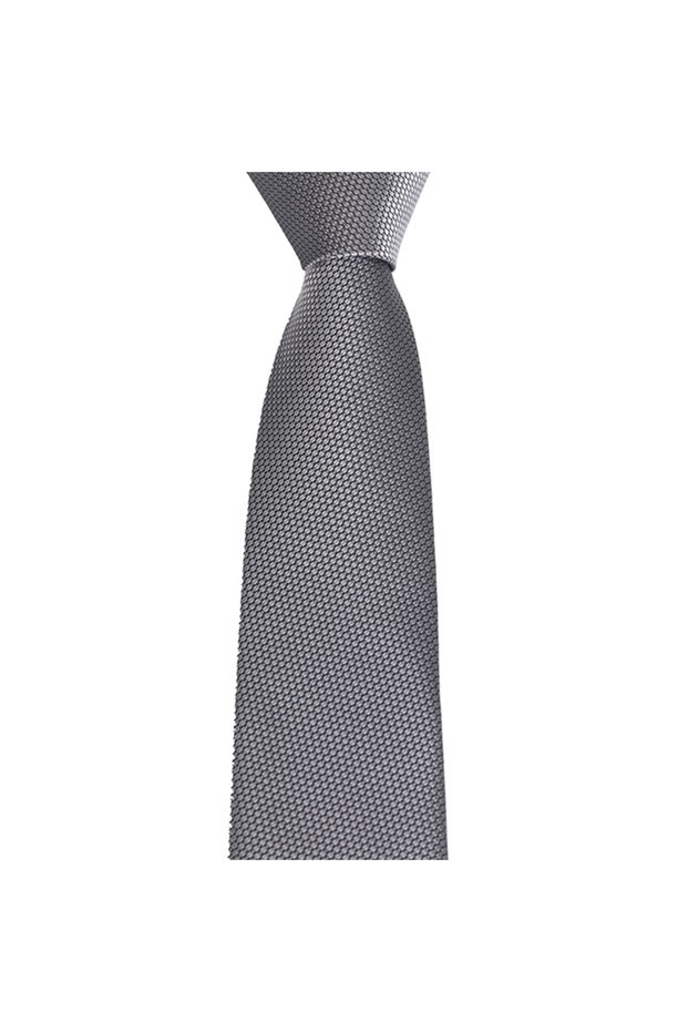 Gray Handkerchief Tie Smdk-19